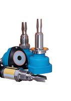 OMEGA LTUR-2011 Level Switch, Tuning Fork Point Level Switch, Oil, Solvent, Water, 3/4" NPT Male, 725 psi, Nylon