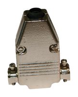 NORCOMP 979-009-010R031 D Sub Backshell, ARMOR 979 Series, DE, 180°, ABS (Acrylonitrile Butadiene Styrene) Body