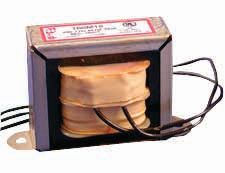 HAMMOND 166K6 Chassis Mount Transformer, Open Style, Open-Style Dual Bobbin, 115V, 6.3V, 7.56 VA, 60Hz
