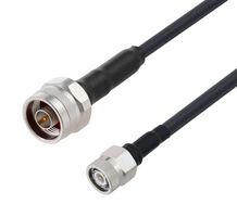 FAIRVIEW MICROWAVE FMC0103245-300 RF / Coaxial Cable Assembly, PE Jacket, 25 ft, 7.62 m, LMR-240-UF, N Type Plug, TNC Plug, 50 ohm