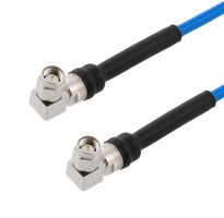 L-COM LCCA30004-FT1.5 RF / Coaxial Cable Assembly, 1.5 ft, 457.2 mm, SS402, SMA Right Angle Plug, SMA Right Angle Plug