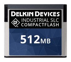 DELKIN DEVICES CE51TQMF3-X1000-D Flash Memory Card, Compact Flash Card, 512 MB