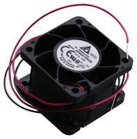 DELTA ELECTRONICS FFB0412SHN DC Axial Fan, 12 V, Square, 40 mm, 28 mm, Ball Bearing, 24 CFM